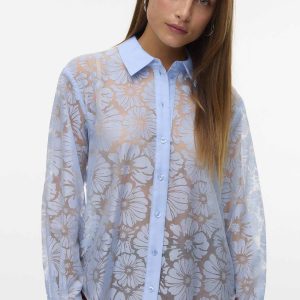 Camicia Vero Moda Brunn unisex adulto in viscosa a stampa