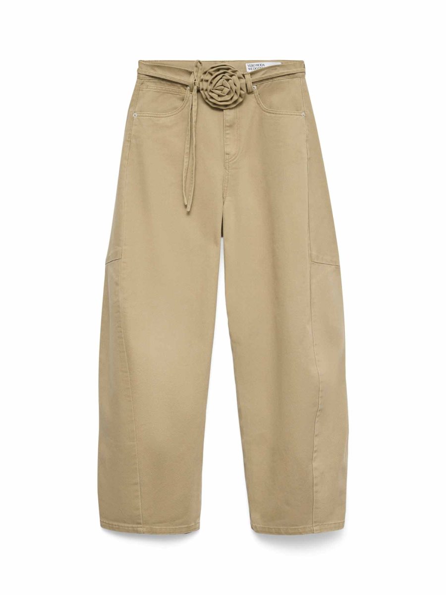 Jeans wide fit Kaitlin unisex in colore kelp - immagine 3