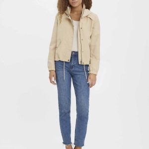 Vero Moda short parka Irish cream unisex adulto