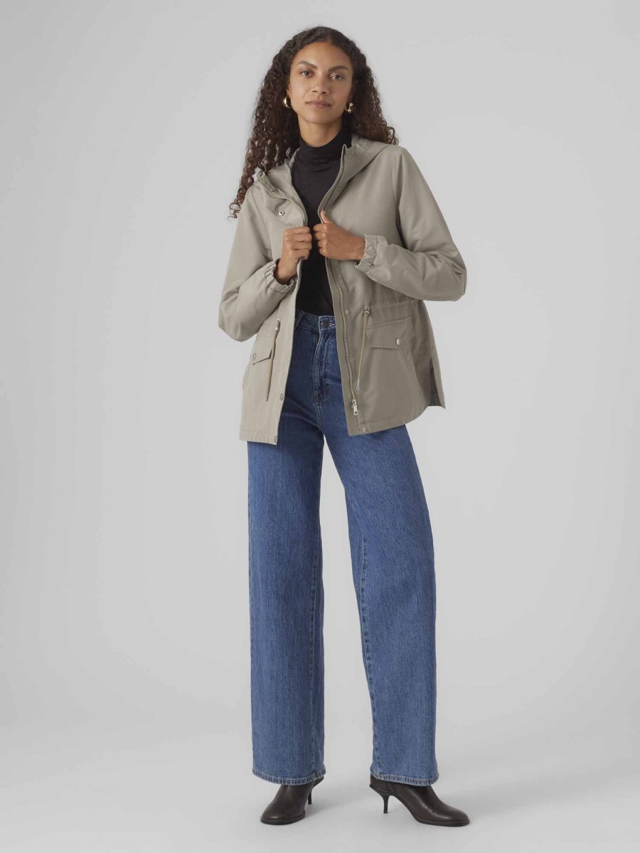 Parka Vero Moda Laure unisex adulto beige versatile e funzionale - immagine 2