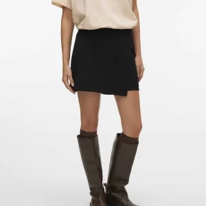 Shorts Vmmelina high waist unisex nero dal taglio regular