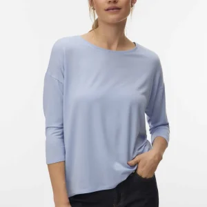 T-shirt unisex Vero Moda Vmava in tessuto tecnico colore brunn