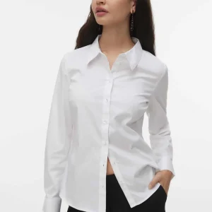 Vero Moda Sophie, camicia oversize unisex adulto bianca brillante