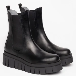 STIVALETTI CHELSEA CON PLATFORM NEROGIARDINI DA DONNA NERO