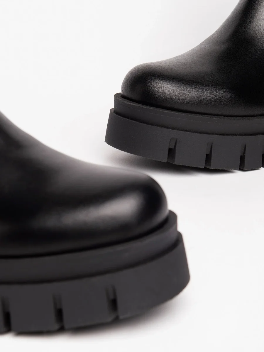 STIVALETTI CHELSEA CON PLATFORM NEROGIARDINI DA DONNA NERO - immagine 5