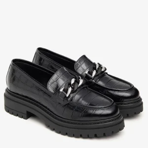 MOCASSINO IN PELLE NEROGIARDINI DA DONNA NERO