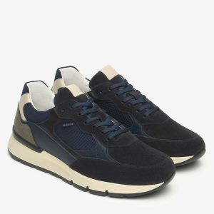 SNEAKERS SCAMOSCIATE NeroGiardini DA UOMO BLU