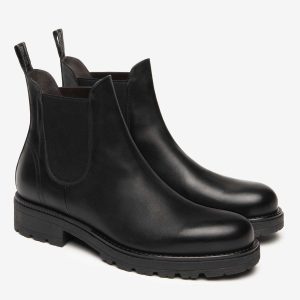 STIVALETTI CHELSEA CON CARRARMATO NeroGiardini DA UOMO NERO