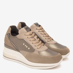 SNEAKERS CON ZEPPA NeroGiardini DA DONNA ARGILLA