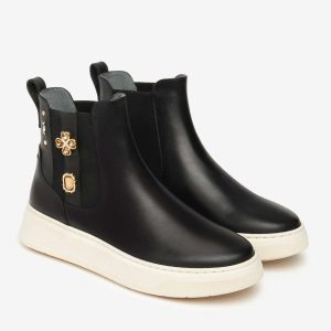 STIVALETTI CHELSEA CON ELASTICO NeroGiardini DA DONNA NERO