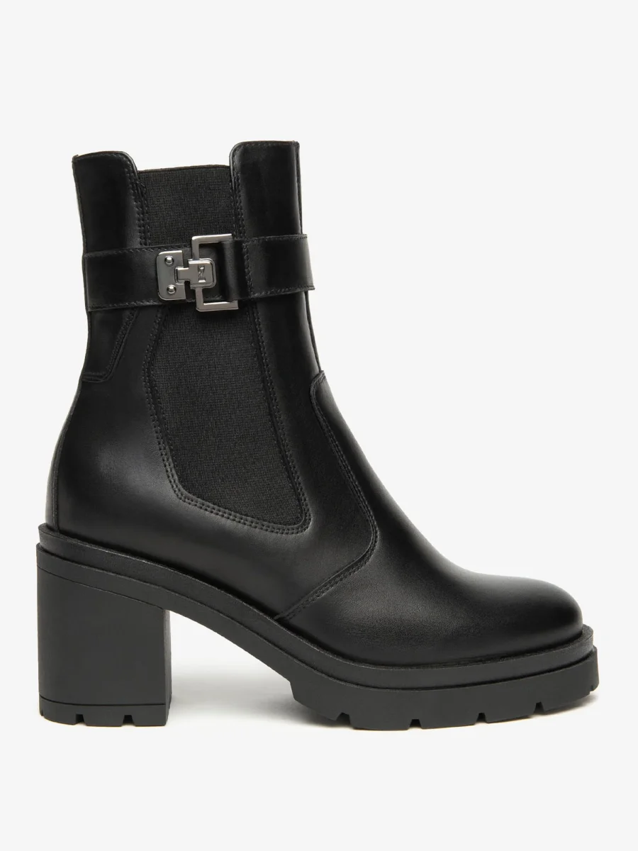 STIVALETTI CHELSEA CON TACCO NeroGiardini DA DONNA NERO - immagine 3