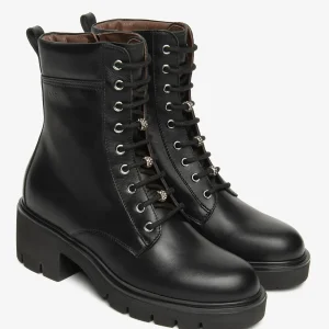 ANFIBI CON ZIP NEROGIARDINI DA DONNA NERO