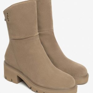 STIVALETTI ASIMMETRICI NeroGiardini DA DONNA ARGILLA