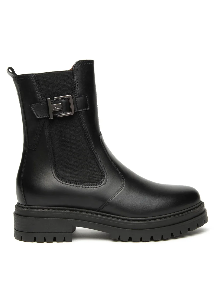 STIVALETTI CHELSEA CON ELASTICO E ZIP NeroGiardini DA DONNA NERO - immagine 3