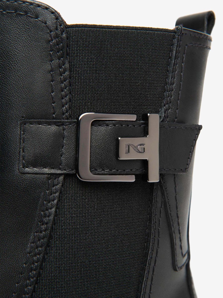 STIVALETTI CHELSEA CON ELASTICO E ZIP NeroGiardini DA DONNA NERO - immagine 4