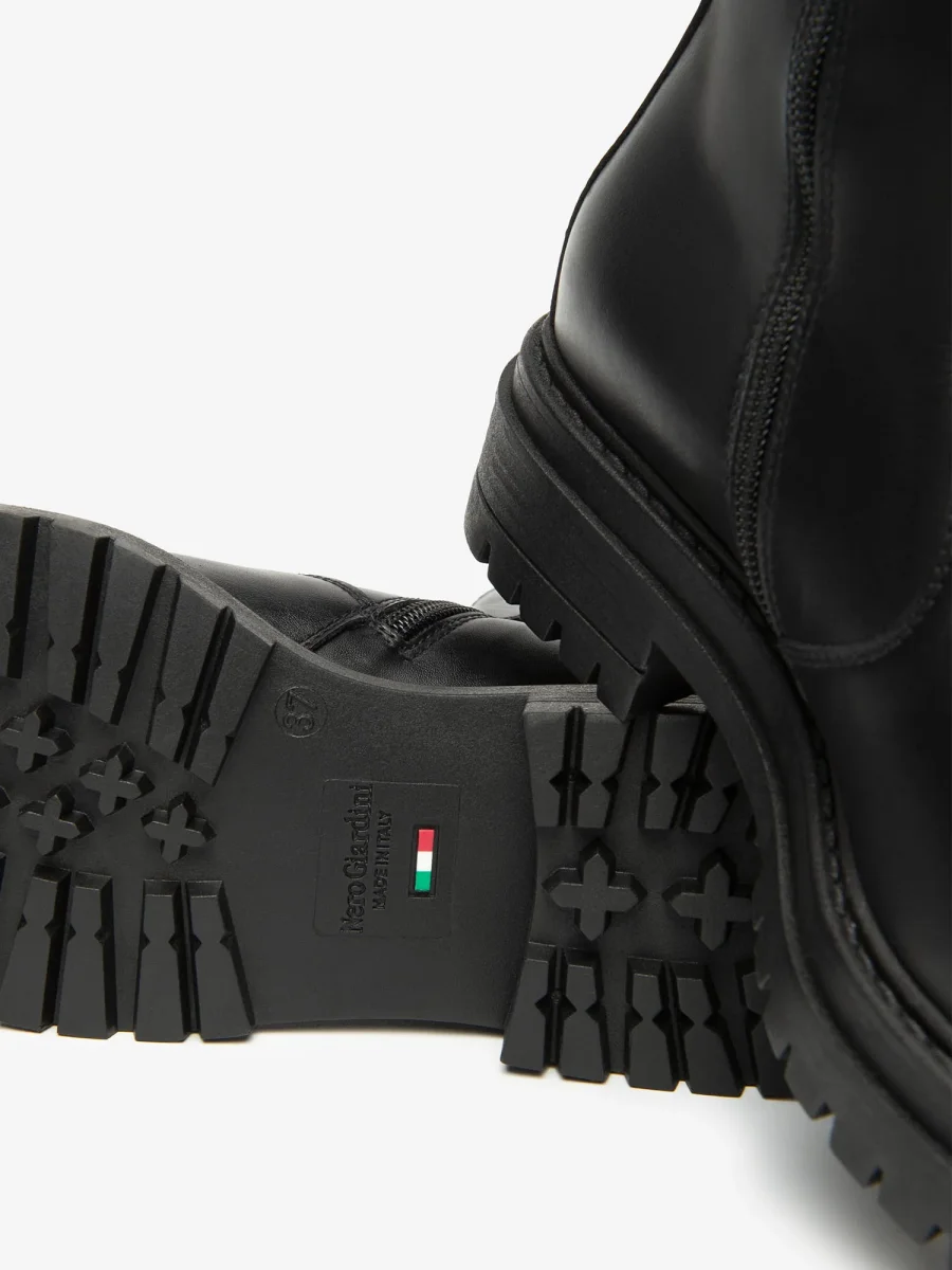 STIVALETTI CHELSEA CON ELASTICO E ZIP NeroGiardini DA DONNA NERO - immagine 5