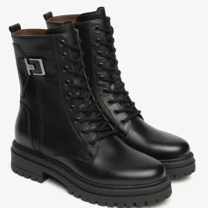 ANFIBI CON LOGO NEROGIARDINI DA DONNA NERO