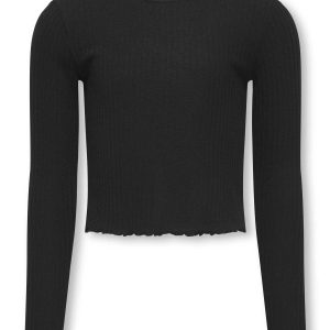 T-shirt maniche corte Only Jr nera per bambina