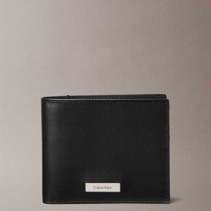 PORTAFOGLI NERO CALVIN KLEIN LAQUE BILLFOLD DA UOMO