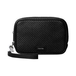 PORTATTUTTO NERO CALVIN KLEIN EMBOSSED MEDIO DA UOMO