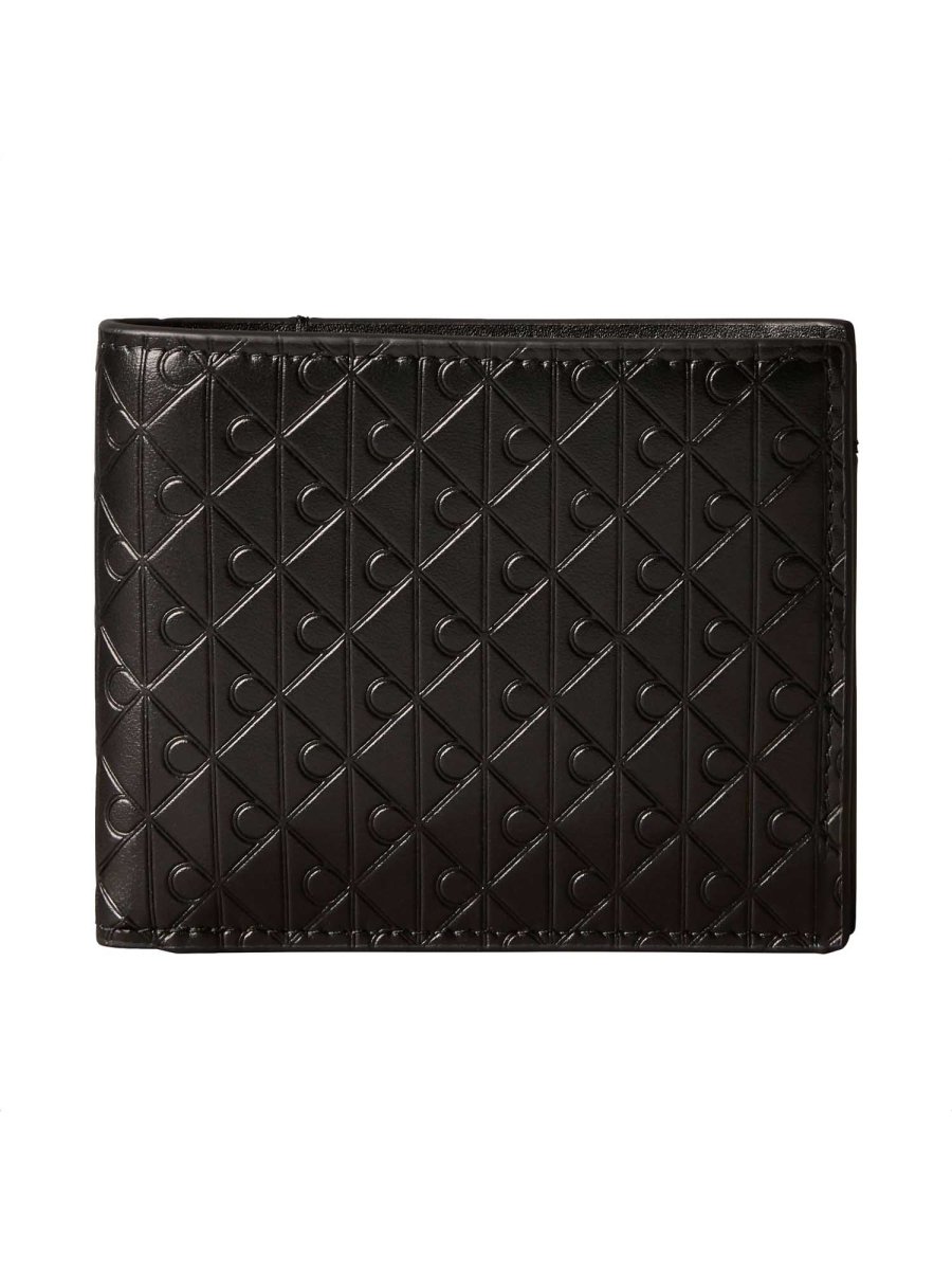 PORTAFOGLIO NERO CALVIN KLEIN EMBOSS BILLFOLD DA UOMO - immagine 2