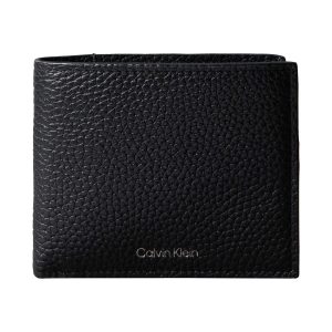 PORTAFOGLI NERO CALVIN KLEIN EMBOSS BILLFOLD DA UOMO
