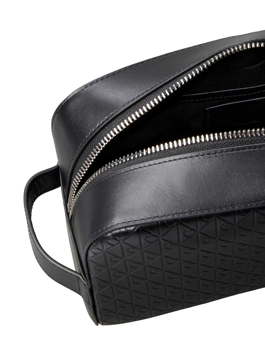 PORTATTUTTO NERO CALVIN KLEIN EMBOSSED DA UOMO - immagine 4