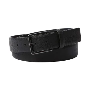 CINTURA NERA CALVIN KLEIN CASUAL PIN BUCKLE DA UOMO