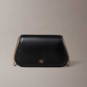 POCHETTE NERA CALVIN KLEIN CURVED WALLET ON DA DONNA