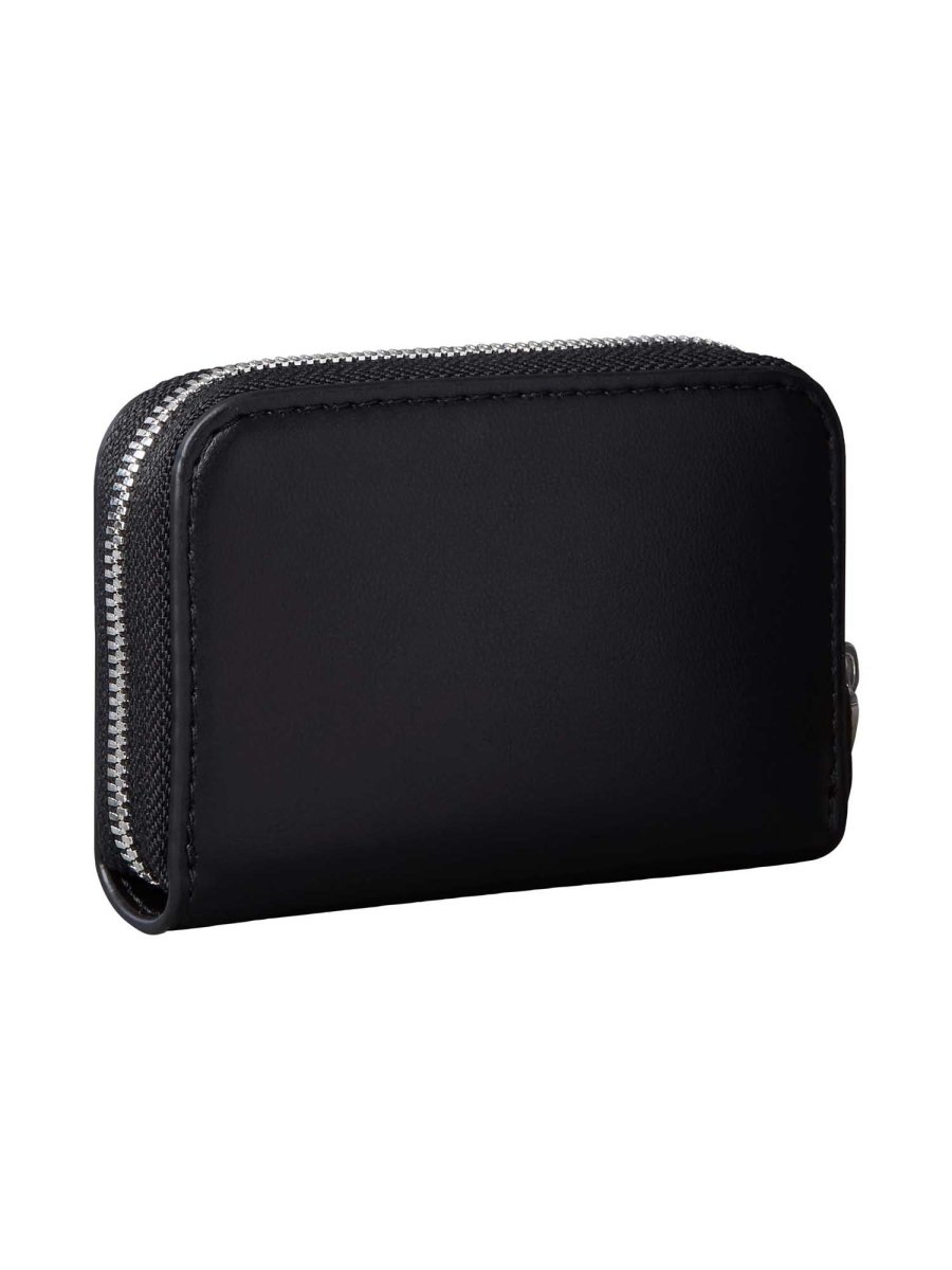 PORTAFOGLIO NERO-BIANCO CALVIN KLEIN BOLD MEDIUM ZIP DA DONNA - immagine 3