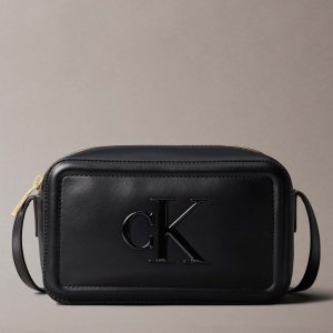 BORSA TAUPE CALVIN KLEIN BOLD CAMERA BAG DA DONNA