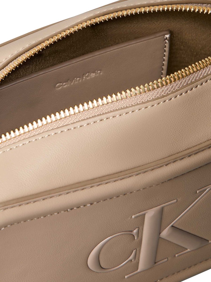 BORSA NERA CALVIN KLEIN BOLD CAMERA BAG DA DONNA - immagine 3