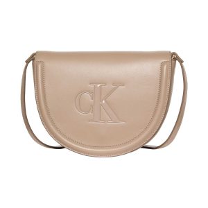 BORSA TAUPE CALVIN KLEIN  BOLD CROSSBODY DA DONNA