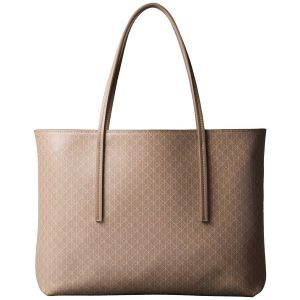 BORSA TAUPE CALVIN KLEIN EMBLEM AOP DA DONNA