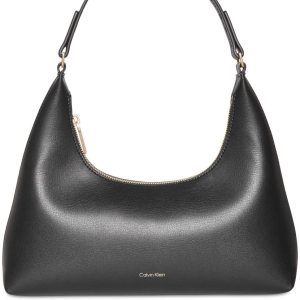 BORSA NERA CALVIN KLEIN LOGO CONVERTIBILE DA DONNA