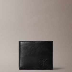 PORTAFOGLIO CON PORTAMONETE CALVIN KLEIN DA UOMO NERO