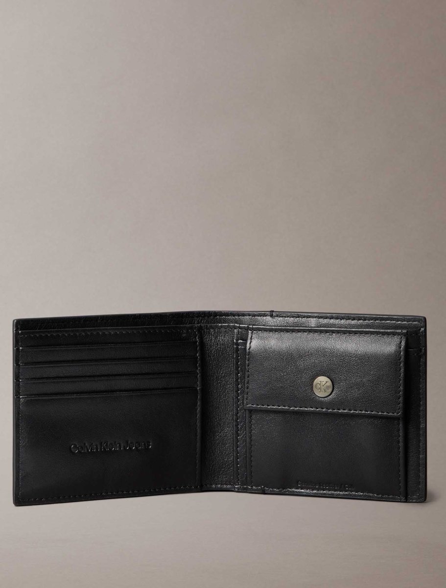 PORTAFOGLIO CON PORTAMONETE CALVIN KLEIN DA UOMO NERO - immagine 4