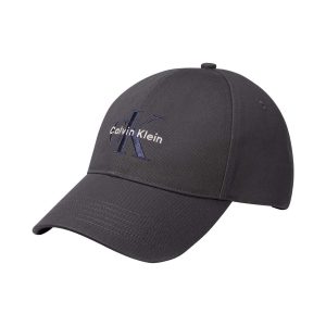 CAPPELLO BLU CALVIN KLEIN MONO LOGO  DA DONNA