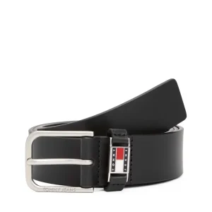 CINTURA SCANTON 3.5 TOMMY HILFIGER DA UOMO NERO