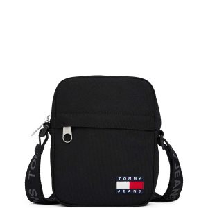 TRACOLLA NERA TOMMY JEANS ESSENTIALS REPORTER DA UOMO