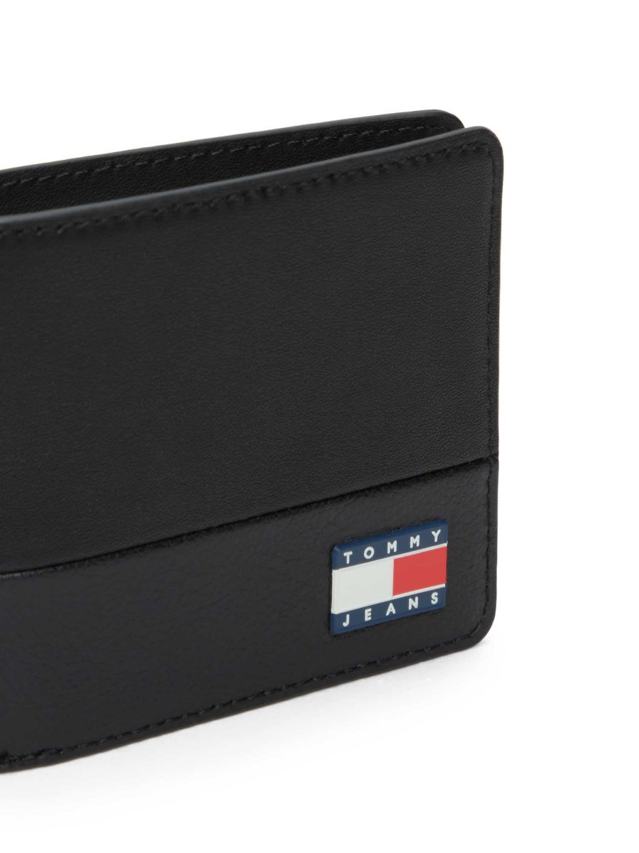 PORTAFOGLIO NERO TOMMY JEANS HERITAGE CC DA UOMO - immagine 4