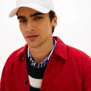 CAPPELLO BIANCO TOMMY JEANS FLAG SOFT DA UOMO