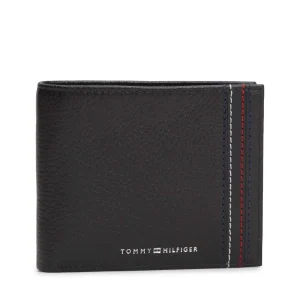 PORTAFOGLI NERO TOMMY JEANS CENTRAL CC & COIN BIFOLD DA UOMO