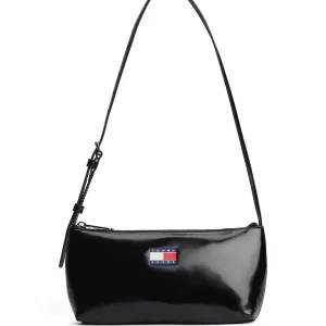 BORSA A SPALLA TOMMY JEANS DA DONNA NERO