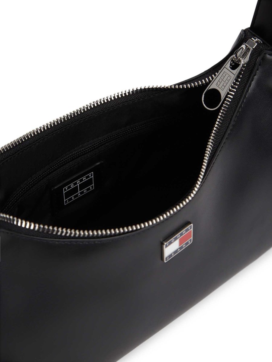 BORSA NERA TOMMY JEANS CON CHARM DA DONNA - immagine 5