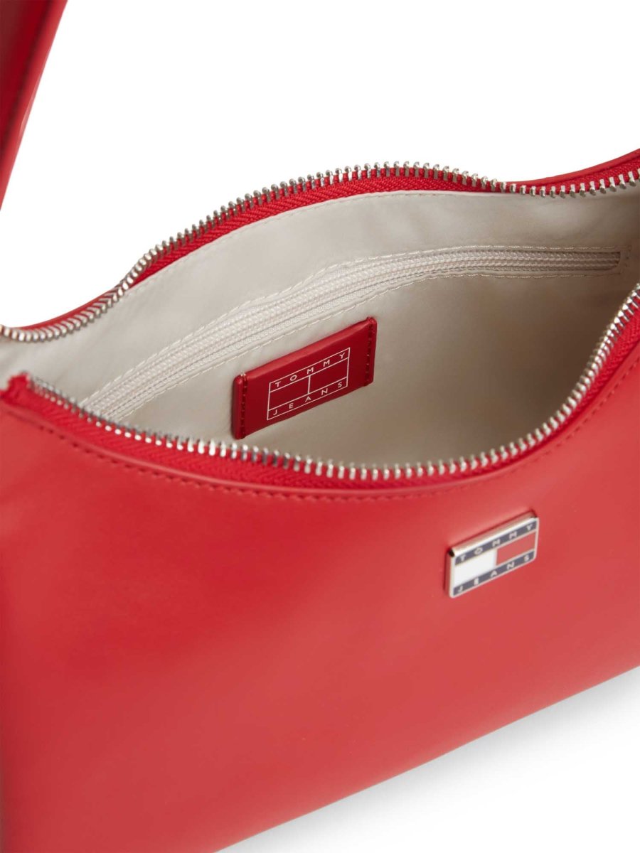 BORSA ROSSA TOMMY JEANS CON CHARM DA DONNA - immagine 5