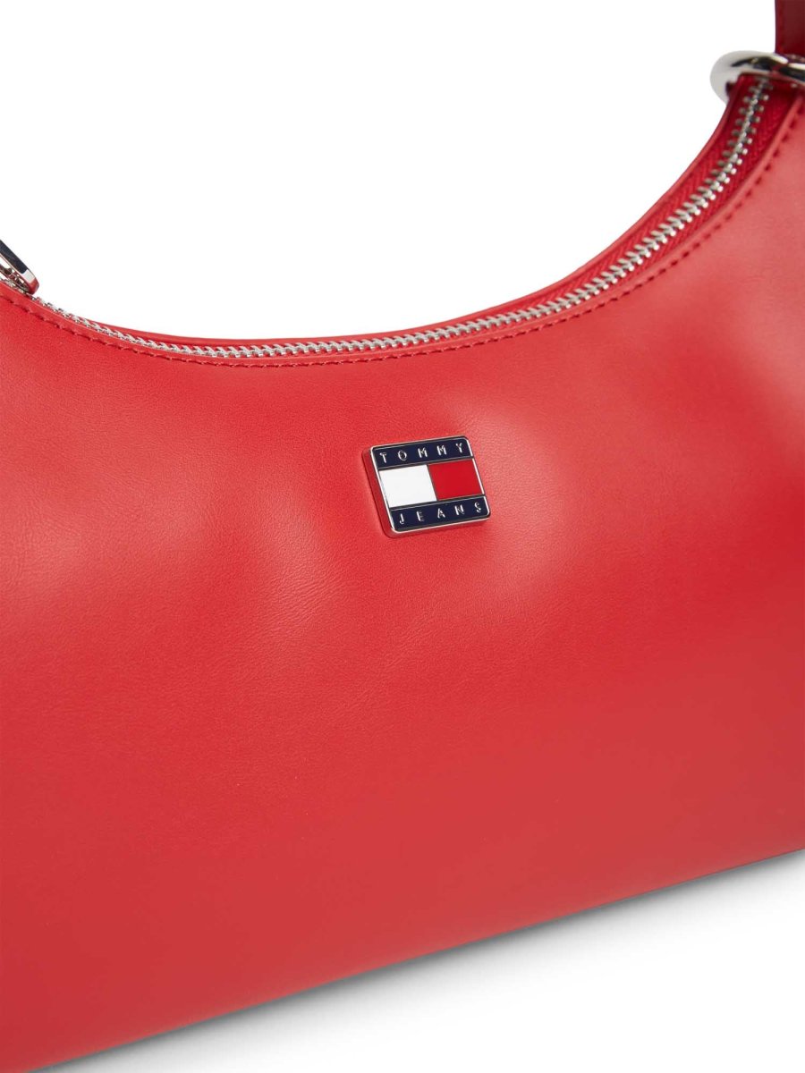 BORSA ROSSA TOMMY JEANS CON CHARM DA DONNA - immagine 6
