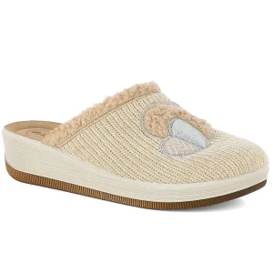 CIABATTA CUORE InBlu DONNA CREMA