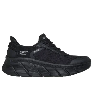 SLIP-INS BOBS SPORT FLEX SKECHERS DA DONNA NERO