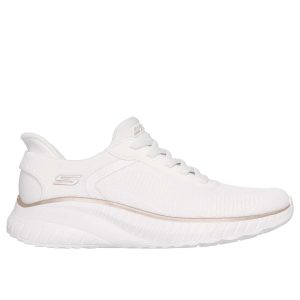 SLIP-INS BOBS SQUAD SKECHERS DA DONNA BIANCO ORO